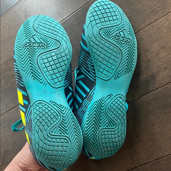 adidas Kids Teal and Blue Sneakers 5 1/2 - Picture 4 of 8